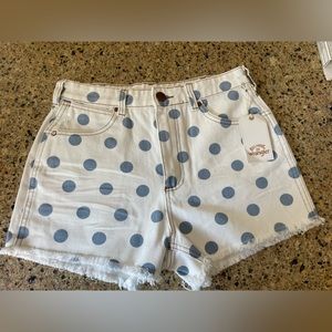 Billabonic Wrangler High Rise Cut-Off Jean Shorts Size 27. (New with tags)